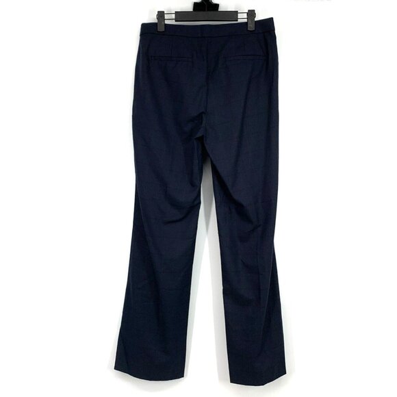Banana Republic Pants Straight Trouser Plaid Blue Wool Blend NWT - Picture 6 of 9